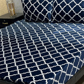 Fleece Bedsheet King Size-3Pcs-Design-626